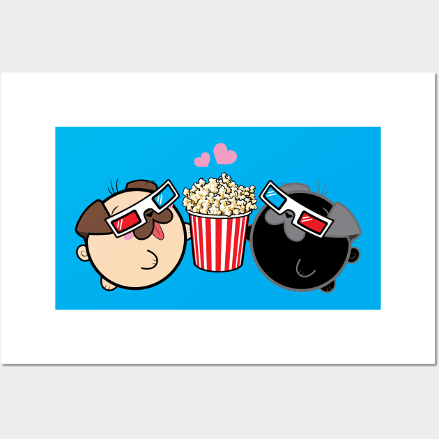 Poopy & Doopy - 3D Glasses Wall Art by Poopy_And_Doopy